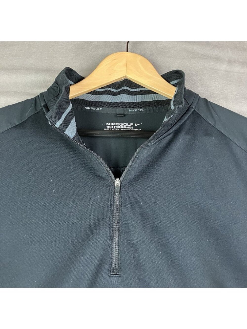Nike Golf Men’s Size XL Tour Performance 1/4 Zip Pullover Sweater Black